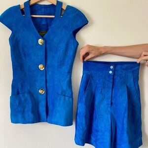 Danier Vintage Suede Suit (fits a size 2)